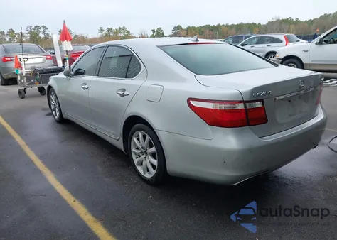 2007 Lexus Ls 460 from USA, damaged, VIN JTHBL46F775040901